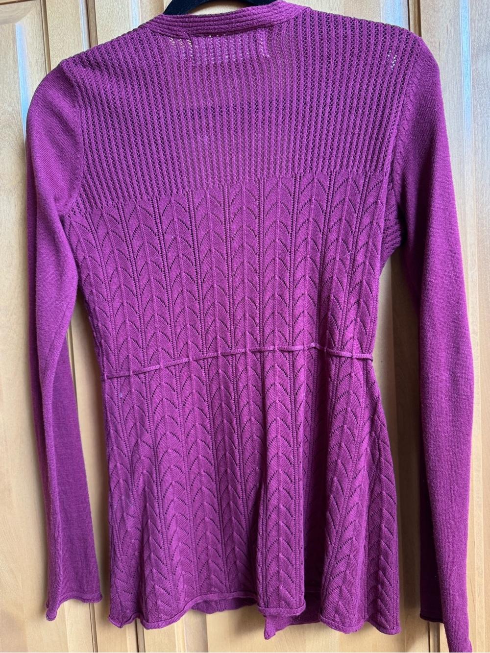 Aventura Knit Cardigan - Raspberry Pink - Picture 4 of 5